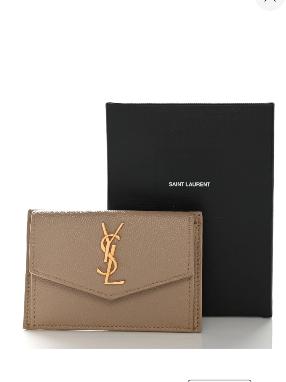 YSL Uptown flap card case